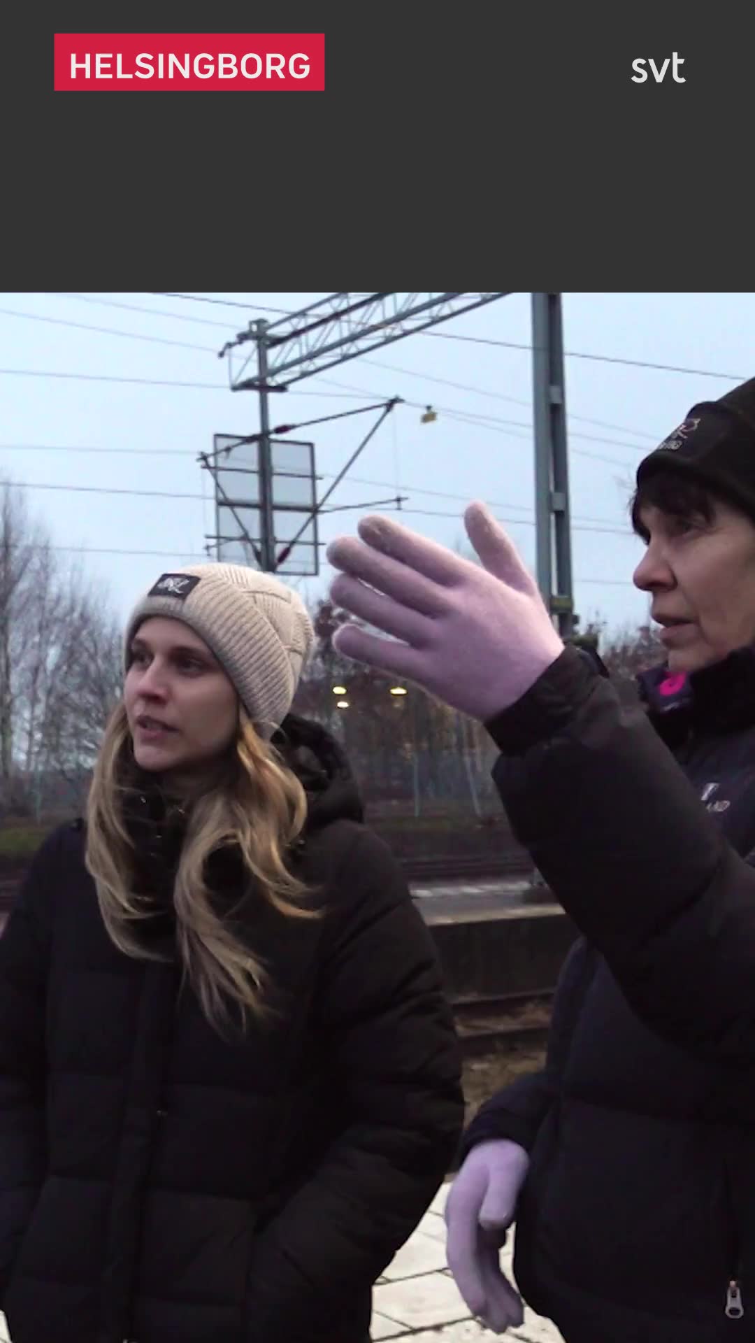 De räddade flicka som fick ström i sig vid Klippans tågstation